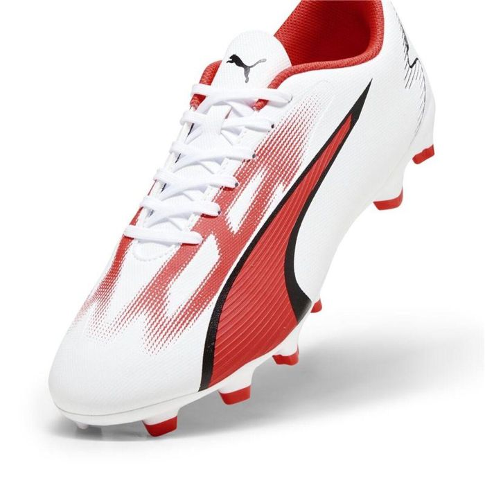 Botas de Fútbol para Adultos Puma Ultra Play FG/AG Blanco Rojo 42.5 2