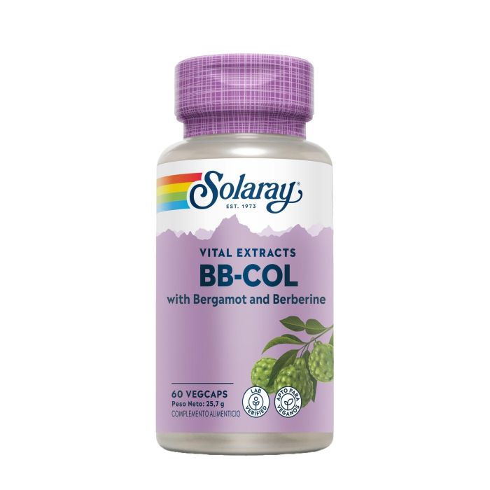 Solaray Bb - Col (Bergamot & Berberine) Suplemento, 60 Cápsulas Vegetales