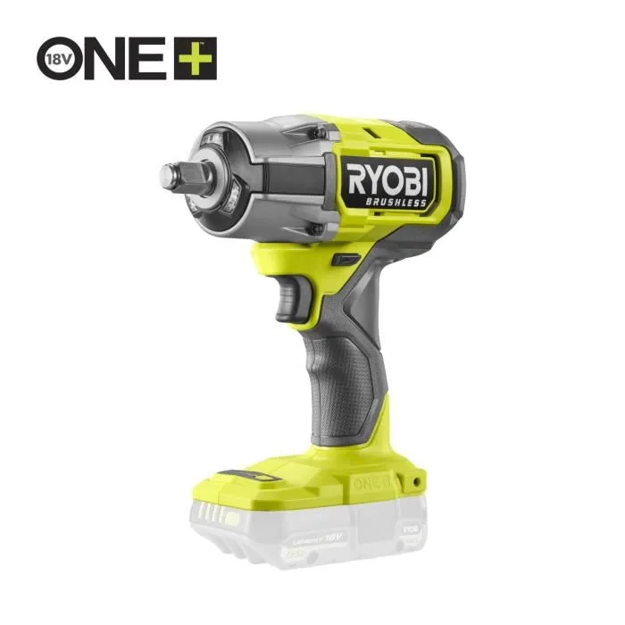 Ryobi AAAOB38126 Llave de Impacto Sin Escobillas 18V 200/350/700 Nm Aflojamiento 900 Nm Cuadradillo 1/2" 4