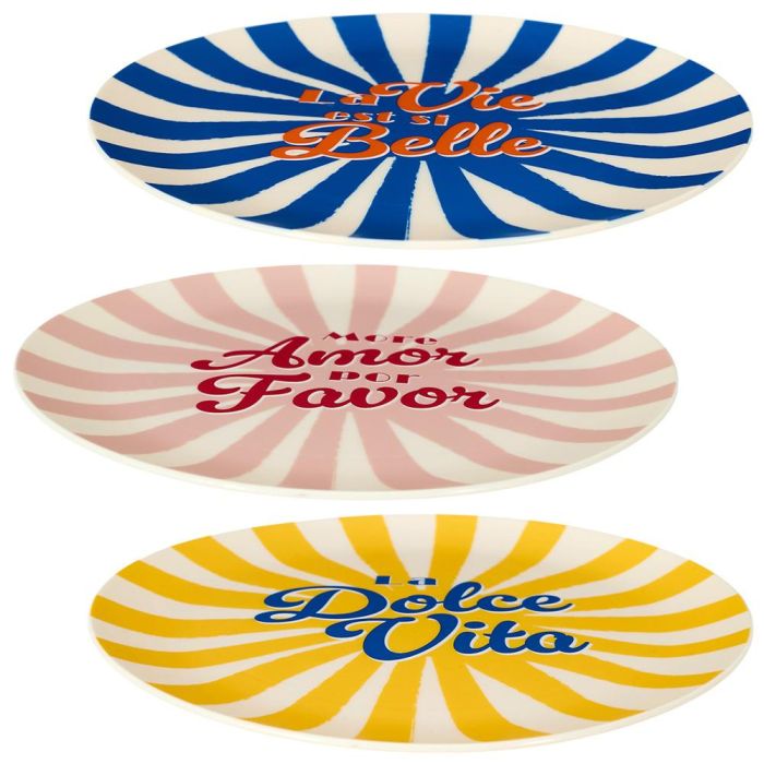 Plato Llano Polipropil Home Deco Factory diámetro 26 cm  2