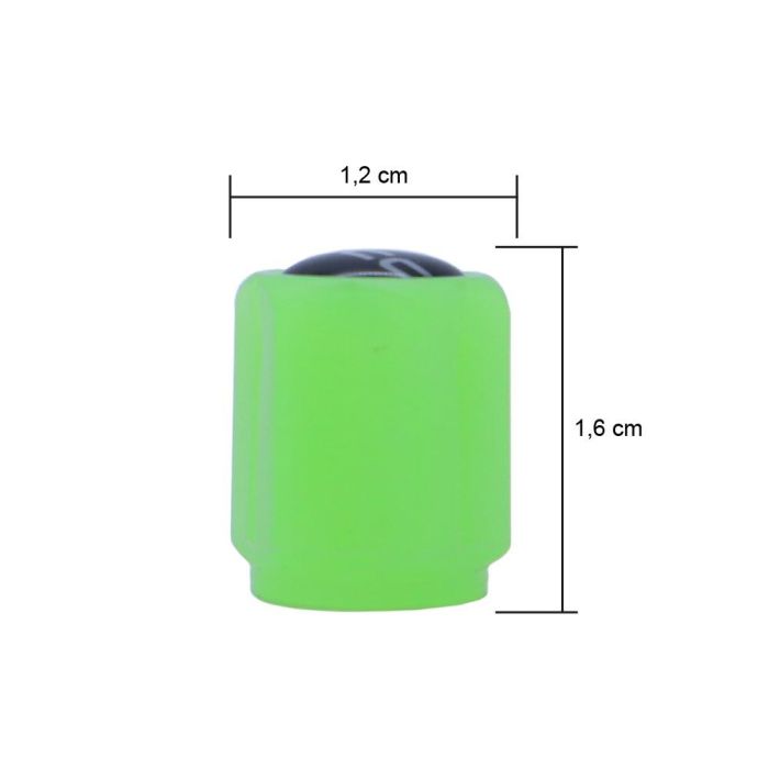 Tapones Valvula Led Verde OCCLEV002 2 Tapones Valvula Led Verde OCCLEV002 2