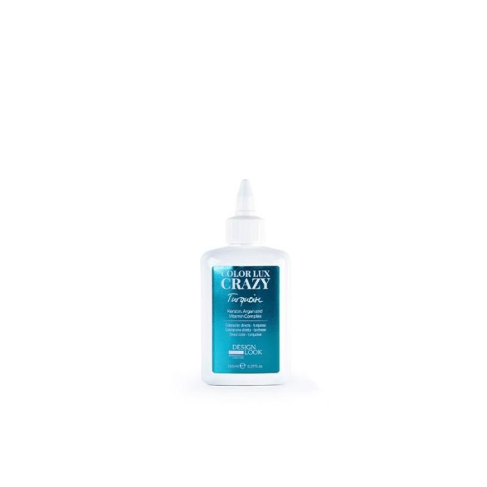 Design Look Tinte Color Lux Crazy Turquoise 150ml Gel Directo Sin Oxidación Ni Amoniaco Profesional