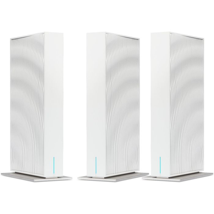 Acer Wave 7 Router WiFi 7 Mesh Dual-band (2.4/5GHz o 2.4/6GHz) Triple Pack Gigabit Ethernet Negro