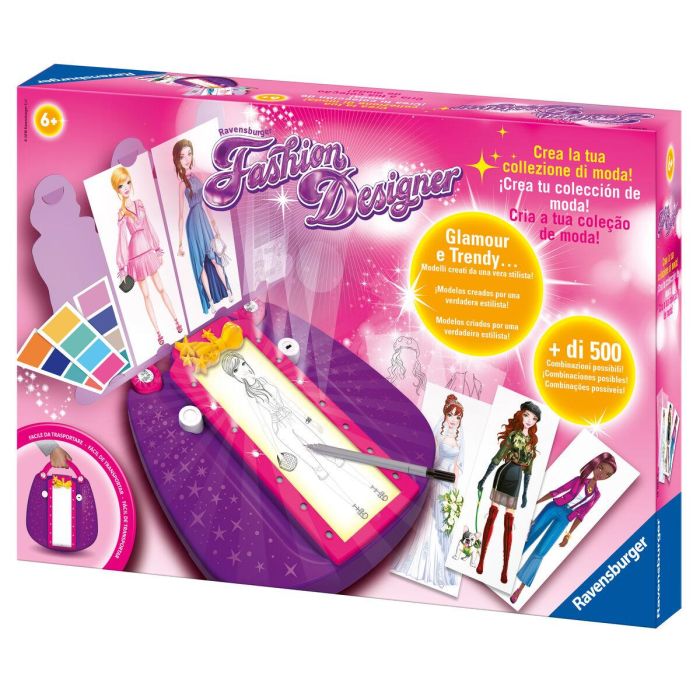 Ravensburger Juego Fashion Designer: Diseña tu Colección de Moda para Niños +6 Años 2