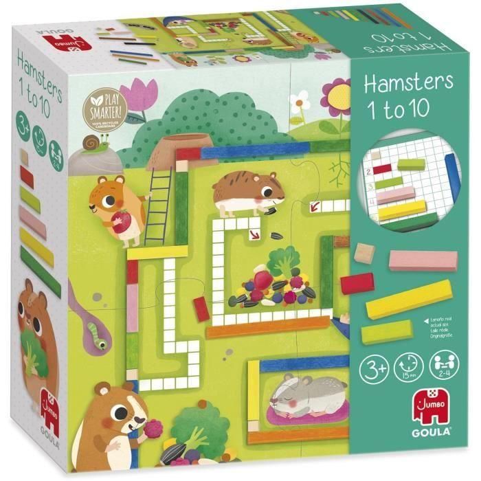 Juego educativo - GOULA - 1-10 Matemáticas - Ayuda a los hámsteres a preparar sus provisiones para el invierno Juego educativo - GOULA - 1-10 Matemáticas - Ayuda a los hámsteres a preparar sus provisiones para el invierno