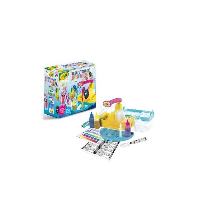 Crayola Laboratorio de Rotuladores Olorosos Neón para Crear Colores - Kit para Niños 8+ Años - 30x14x30 cm