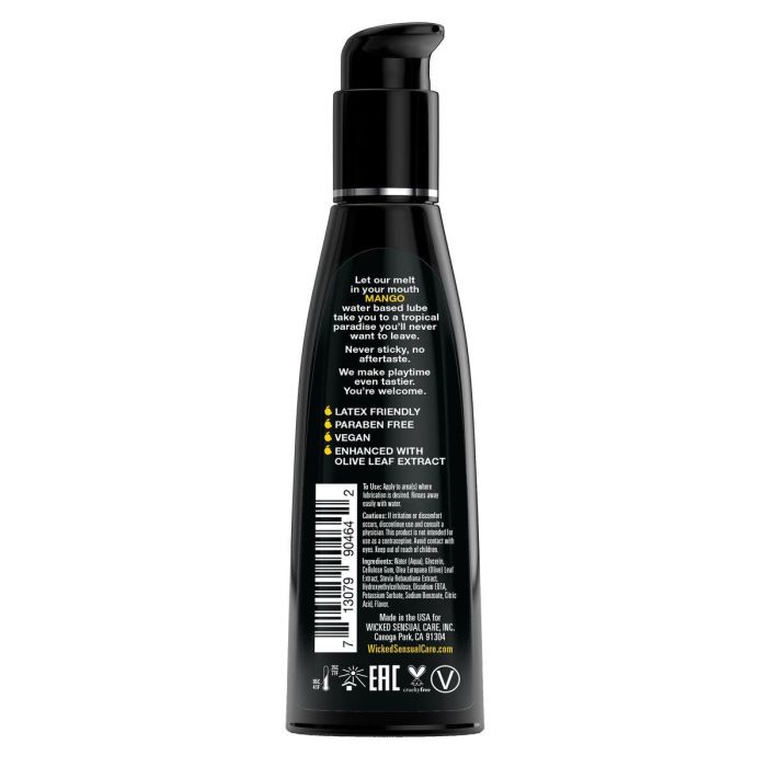 Lubricante Wicked Sensual Care Mango (fruta) 120 ml 2 Lubricante Wicked Sensual Care Mango (fruta) 120 ml 2