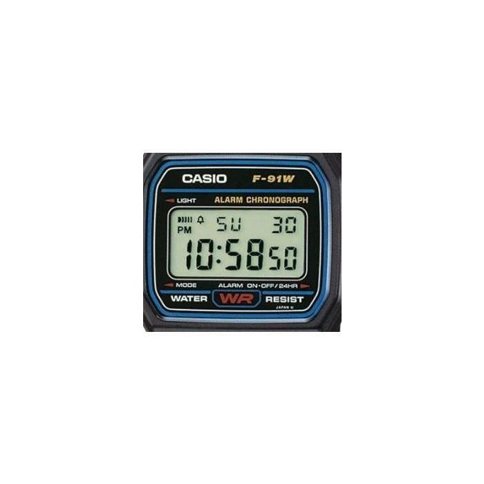 Reloj - Casio - Vintage - Negro - Digital - Resina - Resistencia al agua WR ISO 22810 1 Reloj - Casio - Vintage - Negro - Digital - Resina - Resistencia al agua WR ISO 22810 1