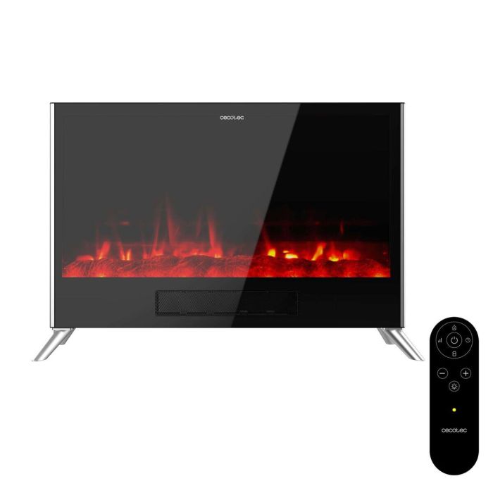 Chimenea Eléctrica Cecotec 7500 3in1 Total Flames 2000 W Negro 0 Chimenea Eléctrica Cecotec 7500 3in1 Total Flames 2000 W Negro 0