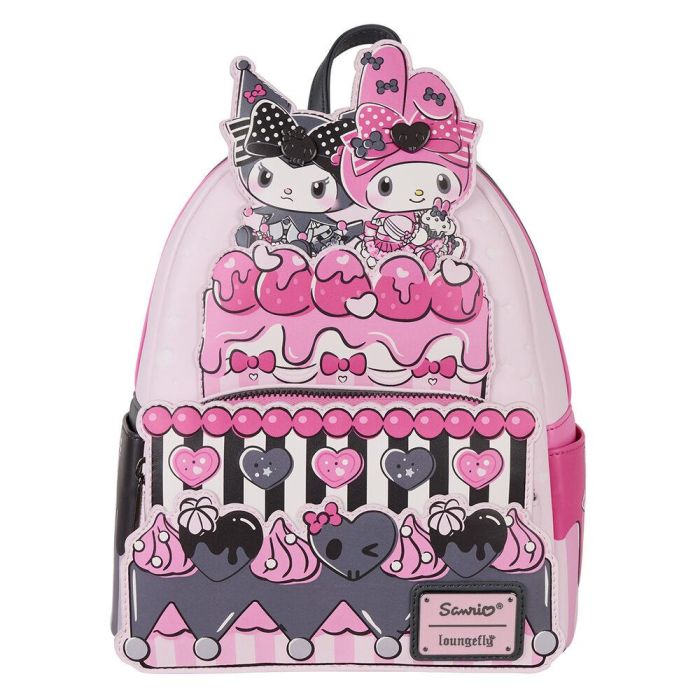 Loungefly Mochila My Melody and Kuromi Sanrio 26cm