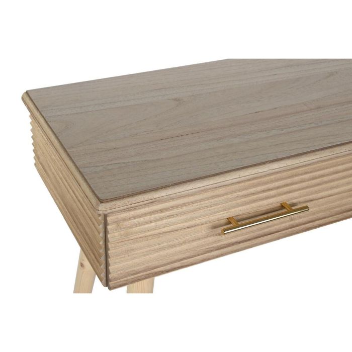 Consola Scandi DKD Home Decor Marron Claro Dorado 40 x 76 x 100 cm 6 Consola Scandi DKD Home Decor Marron Claro Dorado 40 x 76 x 100 cm 6