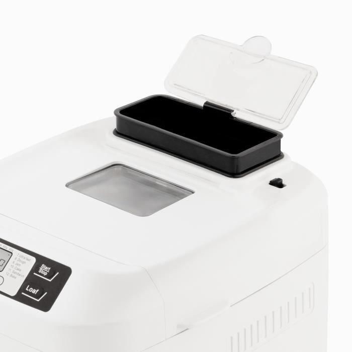 H.KoeNIG BAKE340 - Máquina para hacer pan con semillas - 12 programas - 3 niveles de cocción - 550W - 2 tamaños: 650 o 800g - Pantalla LCD 3 H.KoeNIG BAKE340 - Máquina para hacer pan con semillas - 12 programas - 3 niveles de cocción - 550W - 2 tamaños: 650 o 800g - Pantalla LCD 3
