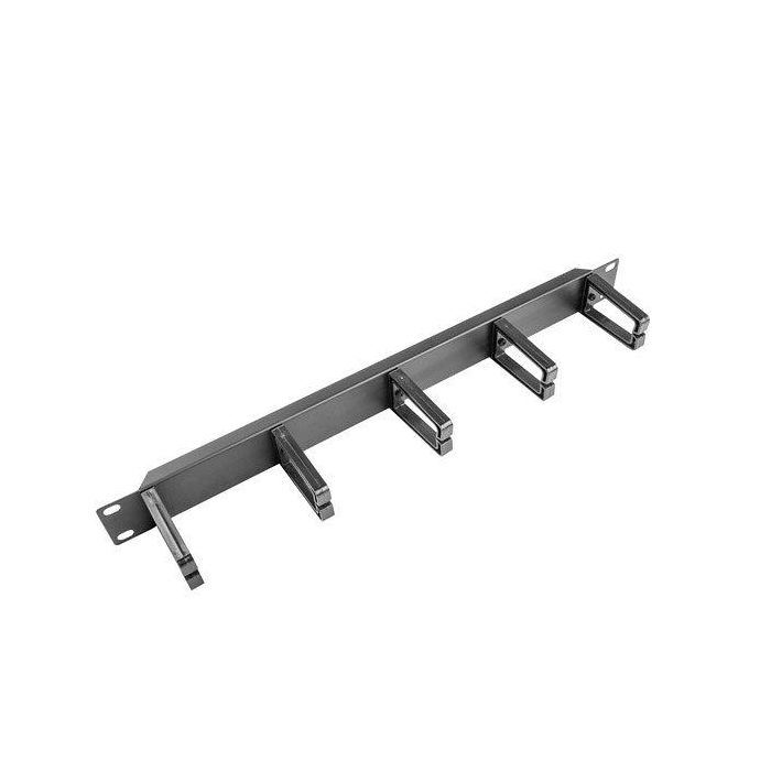 Lanberg Organizador de Cables 5 Anillas en Plástico Negro para Gabinetes de 19" Lanberg Organizador de Cables 5 Anillas en Plástico Negro para Gabinetes de 19"