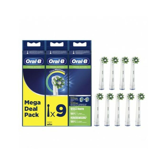 Cabezal de Recambio Oral-B EB 50-9FFS 9UD Blanco Negro Cabezal de Recambio Oral-B EB 50-9FFS 9UD Blanco Negro