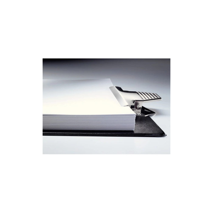 Esselte Carpeta A4 Con Pinza Y Base De Plástico Forrado Negro 1