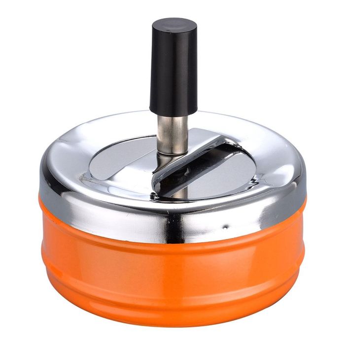 Champ Cenicero con tapa giratoria, colores surtidos, acero inoxidable, ø 9,5 x 9,5 cm 3 Champ Cenicero con tapa giratoria, colores surtidos, acero inoxidable, ø 9,5 x 9,5 cm 3