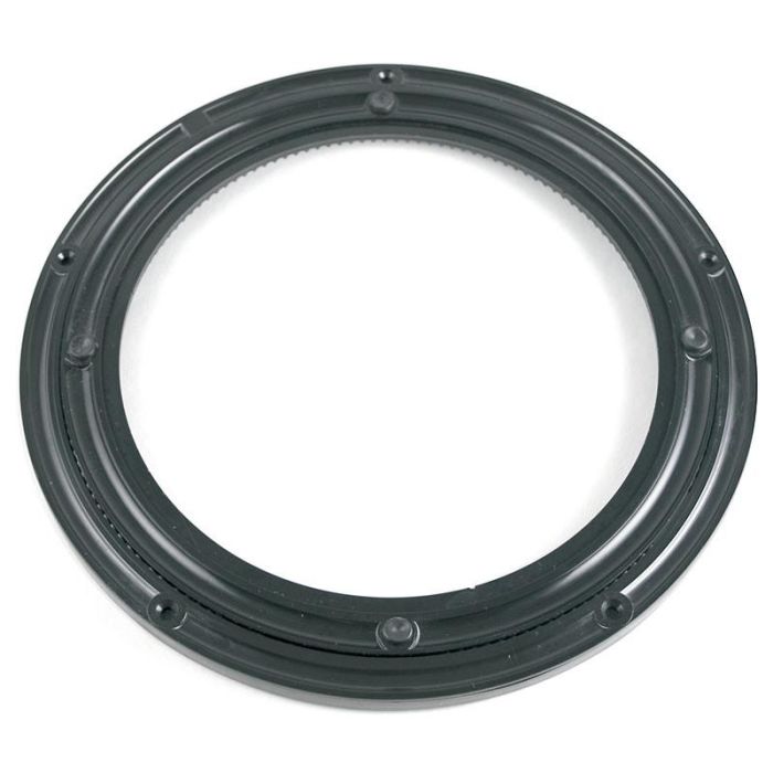 ALK Mecanismo Giratorio para Muebles Alaska, Plástico Negro, Ø280mm, Carga Máxima 280 kg, Bolas de Acero