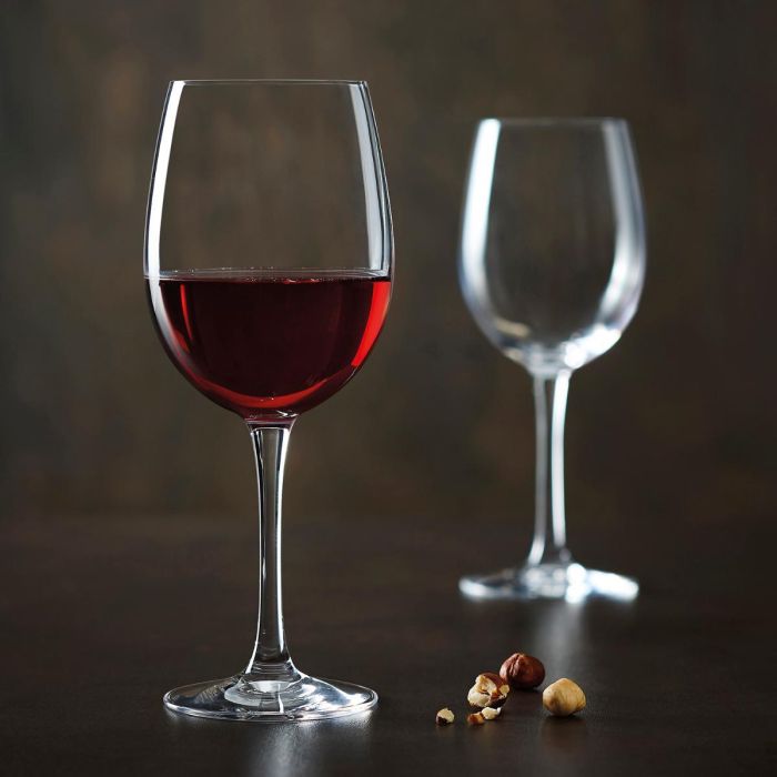Chef & Sommelier Copas Vino Krysta Cabernet Tulip 25 cL - Pack de 6 Vidrio, Extra Resistente, Brillo Excepcional, Apto Lavavajillas 1