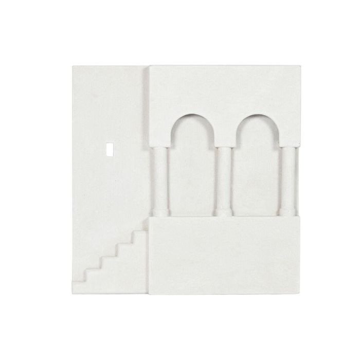 DKD Home Decor Decoración Pared Scandi Arcos escalera MDF Blanco 80 x 80 x 6.5 cm 0 DKD Home Decor Decoración Pared Scandi Arcos escalera MDF Blanco 80 x 80 x 6.5 cm 0