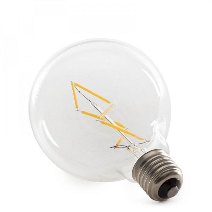 Bombilla LED E27 4W 288Lm 2000ºK Filamento G95 40.000H [HO-LF-G95FI-E27-6WWW] 3