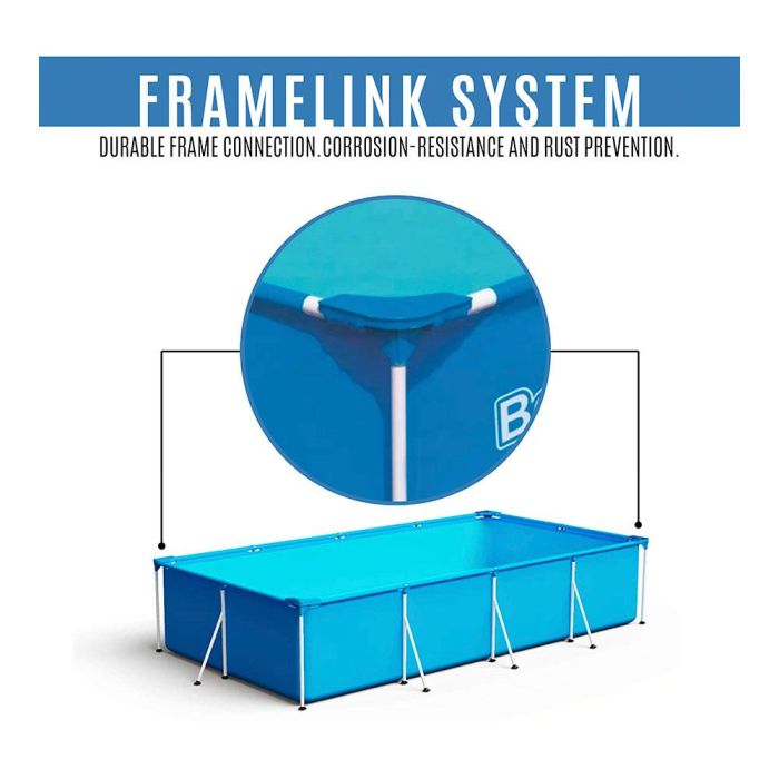 Piscina pool frame 400x211x81cm pvc bestway 56405cb 3 Piscina pool frame 400x211x81cm pvc bestway 56405cb 3