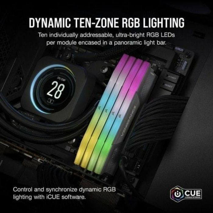 Memoria RAM Corsair Vengeance RGB DDR5 64 GB CL40 2