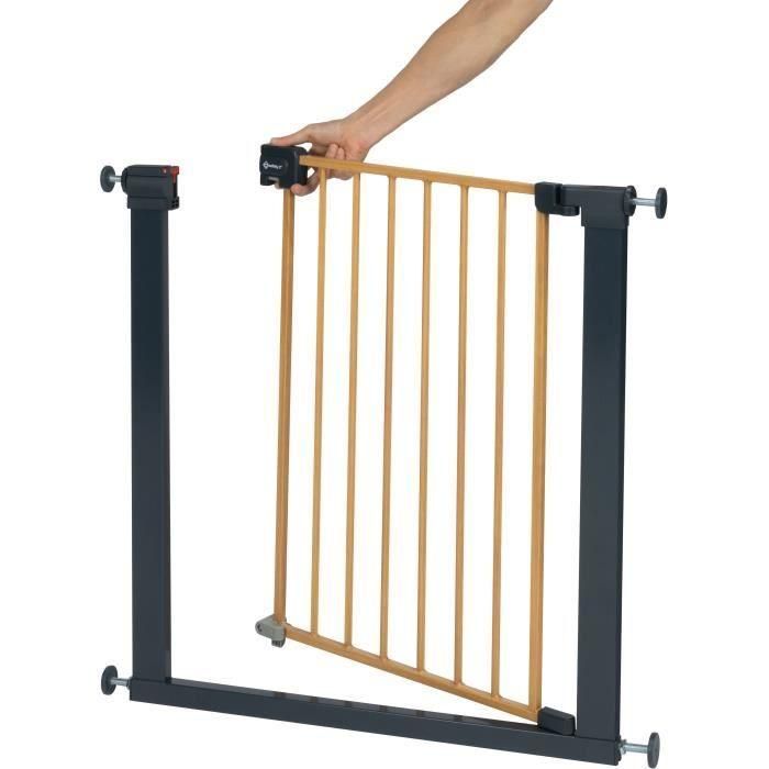 Puerta de seguridad infantil SAFETY 1st Easy Close, efecto madera, 73-80 cm (máx. 136 cm) 4 Puerta de seguridad infantil SAFETY 1st Easy Close, efecto madera, 73-80 cm (máx. 136 cm) 4