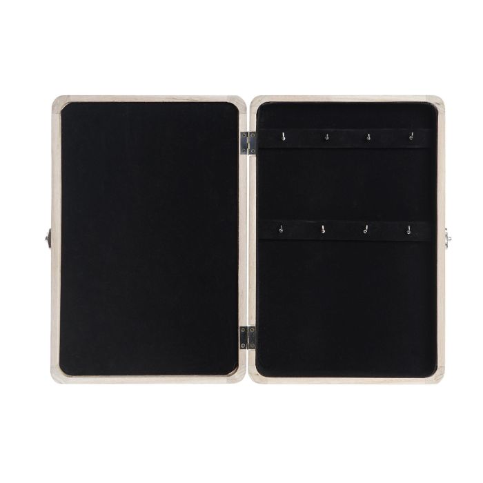 DKD Home Decor Guardallaves Boho de MDF, Tono Natural. Dimensiones: 30 cm de Alto x 20 cm de Ancho x 5.2 cm de Profundidad 2 DKD Home Decor Guardallaves Boho de MDF, Tono Natural. Dimensiones: 30 cm de Alto x 20 cm de Ancho x 5.2 cm de Profundidad 2