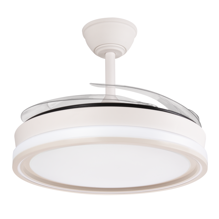 Ventilador de Techo LED 59W 5900LM CCT DC Ultra Silencioso con Mando a Distancia Función Verano-Invierno 1