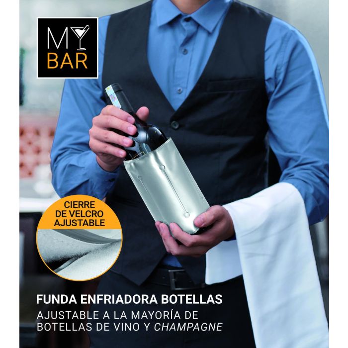 Enfriador de Botellas para Vino y Champagne My Bar (24 Unidades) 5 Enfriador de Botellas para Vino y Champagne My Bar (24 Unidades) 5