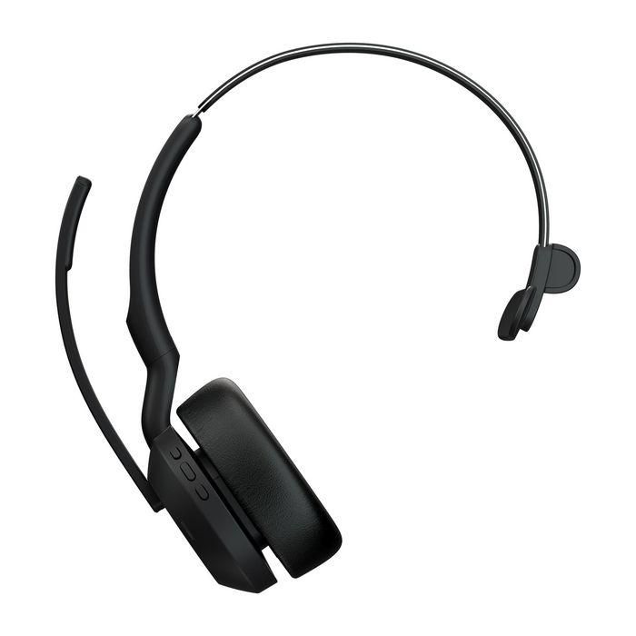 Jabra Evolve2 55 Link380c UC Mono Auriculares Diadema Monoaural Inalámbricos Oficina con Cancelación de Ruido Optimizados para UC Negros 1 Jabra Evolve2 55 Link380c UC Mono Auriculares Diadema Monoaural Inalámbricos Oficina con Cancelación de Ruido Optimizados para UC Negros 1