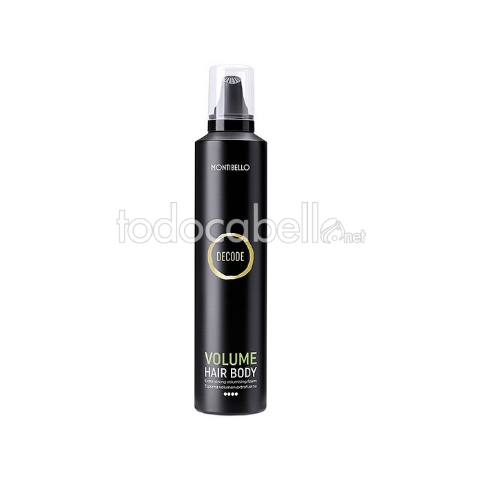 Montibel·lo Decode Volume Hair Body Espuma Extrafuerte Fijación 300ml Voluminizador Cabello 0 Montibel·lo Decode Volume Hair Body Espuma Extrafuerte Fijación 300ml Voluminizador Cabello 0