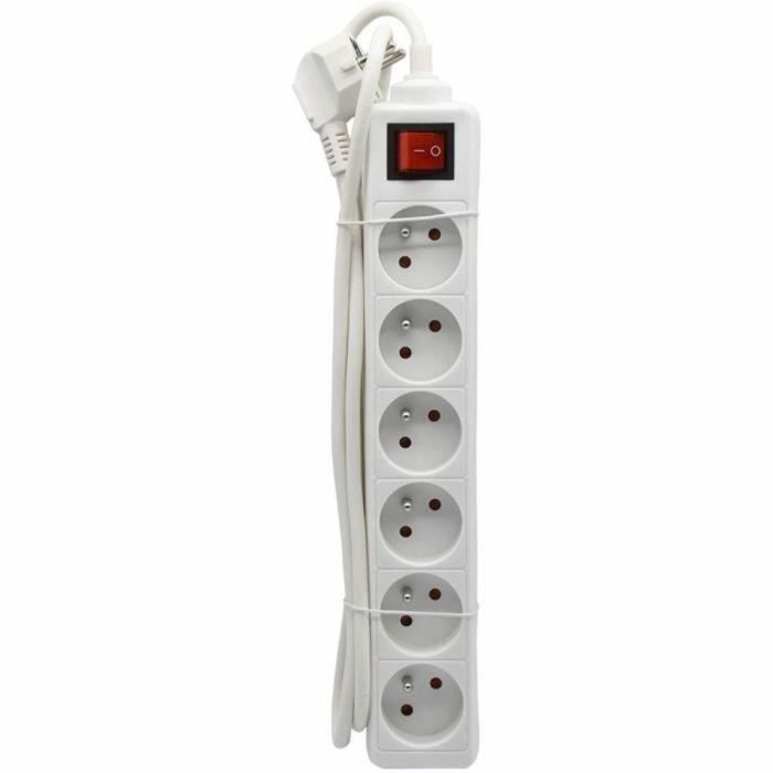 GAO AUC4004282473169 Regleta 6 Enchufes con Interruptor, Cable 1,4m y Protección Infantil