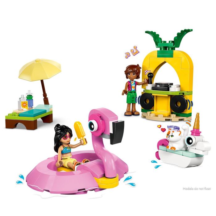 Fiesta Piscina Con Flamenco Y Unicornio 42658 Lego Friends 2