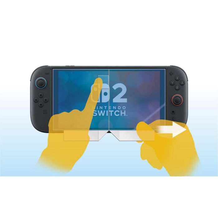 Hori 4961818041080 Protector de pantalla de vidrio templado premium para Nintendo Switch 2, con protección Anti-luz azul y Dureza 9H 1
