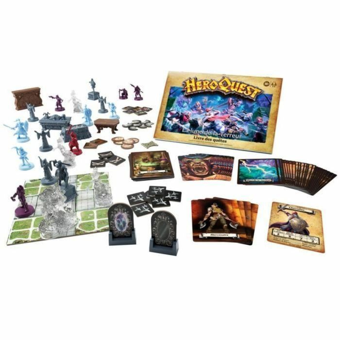 HeroQuest, paquete de misiones Terror Moon, se requiere sistema de juego HeroQuest, juegos de rol para 2 a 5 jugadores, 14 años 5