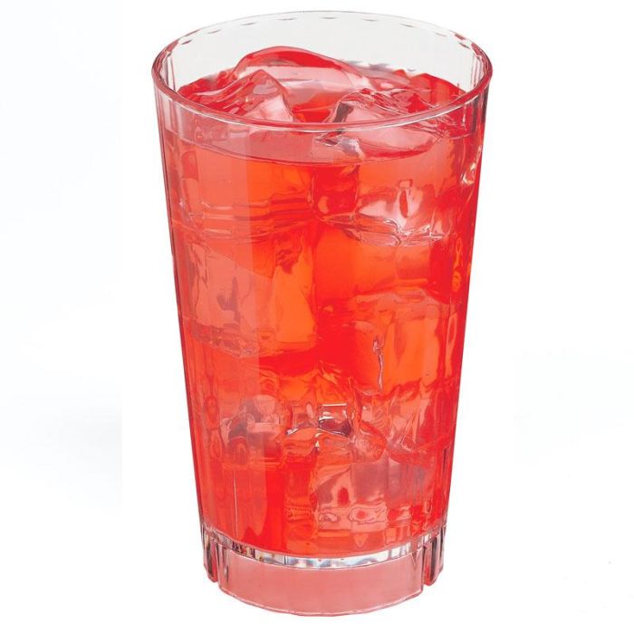 CAMBRO - HT10CW-135 - Vaso Huntington 300 ml - 7,1 x 7,1 x 12,2 cm - Transparente - Venta 1 unidad.
