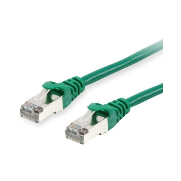 Equip Patchkabel Cat6A S/FTP 2xRJ45 25.00m grün LSZH Polybeutel