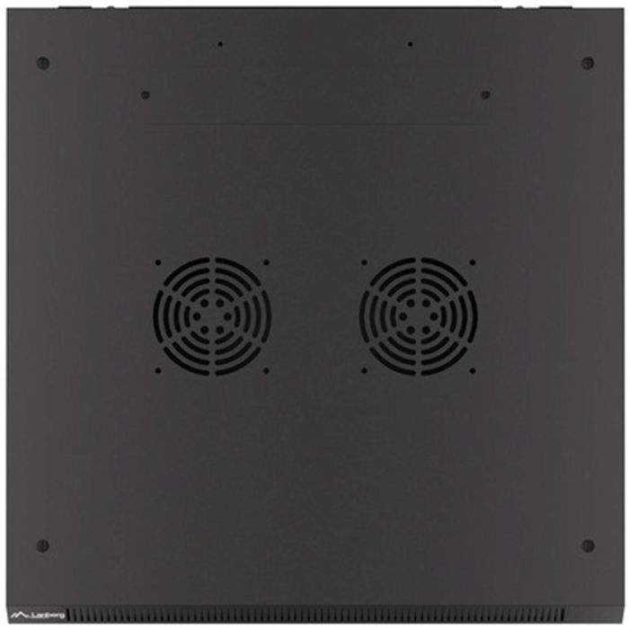 Lanberg WF01-6609-10B Armario Rack 9U 600x600x512mm Montaje en Pared Negro Capacidad 60kg 2