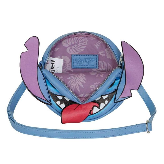 Disney Lilo y Stitch Bolso Redondo Tongue Azul para Niños 3 Disney Lilo y Stitch Bolso Redondo Tongue Azul para Niños 3