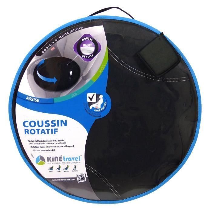 Kine Travel Cojín Giratorio / Disco de Transferencia para Coche, Facilita Entrada y Salida, Aprobado por Fisioterapeuta 39x39x6 cm 4 Kine Travel Cojín Giratorio / Disco de Transferencia para Coche, Facilita Entrada y Salida, Aprobado por Fisioterapeuta 39x39x6 cm 4