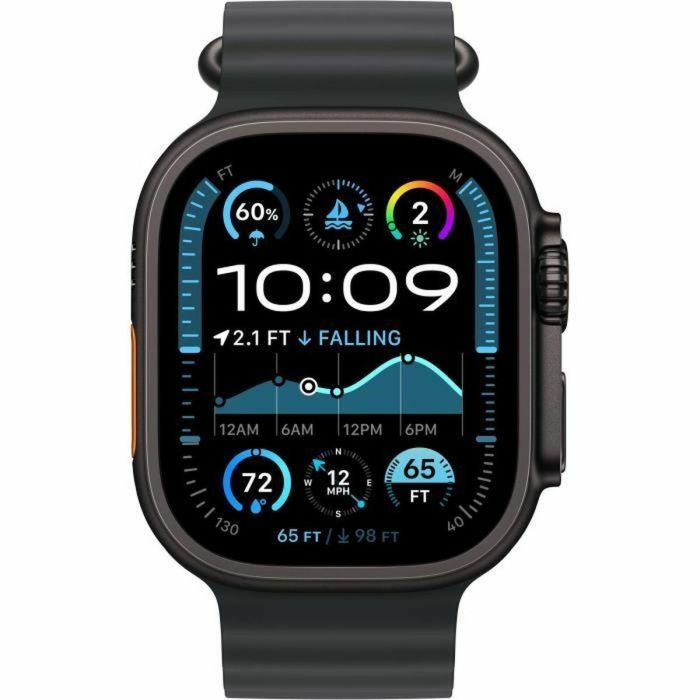 Apple Watch Ultra 2 GPS + Cellular - 49 mm - Caja de titanio negra - Correa negra tipo océano 5 Apple Watch Ultra 2 GPS + Cellular - 49 mm - Caja de titanio negra - Correa negra tipo océano 5