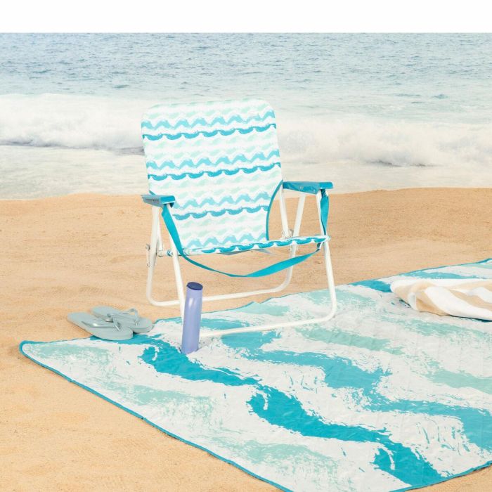 Toalla de Playa Aktive PEVA 200 x 1 x 150 cm (6 Unidades) 4
