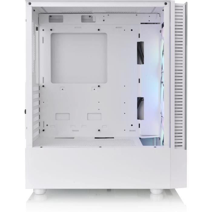 Caja de PC - THERMALTAKE - View 200 TG ARGB Snow (Blanco) - Torre media - Formato ATX 2