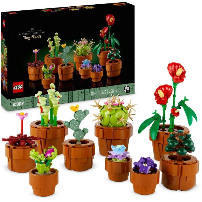 LEGO 10329 Plantas Diminutas Icons: Set de Construcción Adorno Floral para Adultos, 9 Especies Exóticas Sin Mantenimiento 15 LEGO 10329 Plantas Diminutas Icons: Set de Construcción Adorno Floral para Adultos, 9 Especies Exóticas Sin Mantenimiento 15