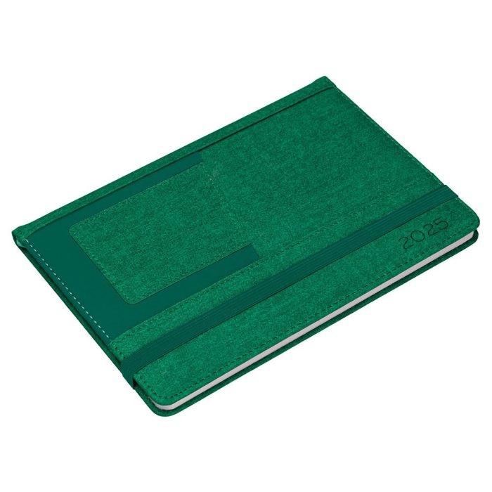 Agenda Encuadernada Liderpapel Saria A5 2025 Dia Pagina Color Verde Papel 70 gr 5