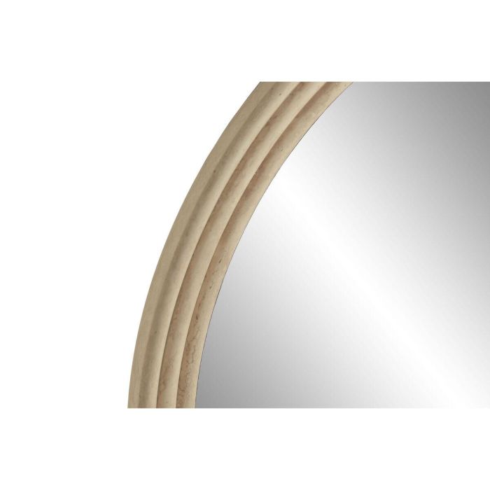 Espejo de pared Home ESPRIT Beige Natural Scandi (2 Unidades) 4