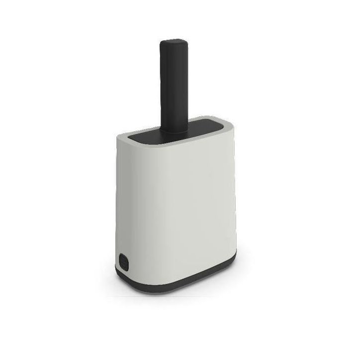 Rotho Mypet Pala para Arenero Biala con Soporte y Almacenamiento de Bolsas, Plástico Reciclado, Color Blanco Mistletoe