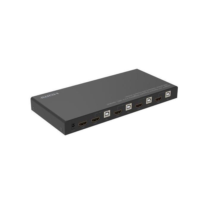 MicroConnect MC-HDMIKVM0401-4K HDMI KVM Switch 4x1, 4K@60Hz, 4:4:4, HDCP 2.2, 18Gbps. Controla 4 PCs con un monitor/teclado/ratón. 1 MicroConnect MC-HDMIKVM0401-4K HDMI KVM Switch 4x1, 4K@60Hz, 4:4:4, HDCP 2.2, 18Gbps. Controla 4 PCs con un monitor/teclado/ratón. 1