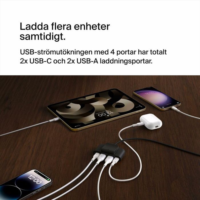 Hub USB Belkin BUZ001BT2MBKB7 Negro (1 unidad) 13 Hub USB Belkin BUZ001BT2MBKB7 Negro (1 unidad) 13